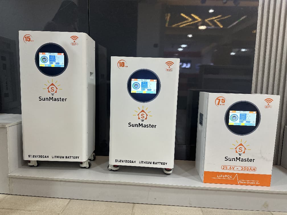 SunMaster Premium Lithium Battery Systems Lineup